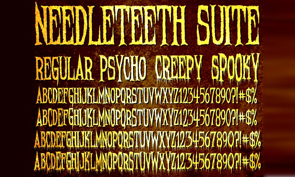 20+ Top Heavy Metal Fonts: Free & Paid Options for Bands, Logos & More 24 Needleteeth