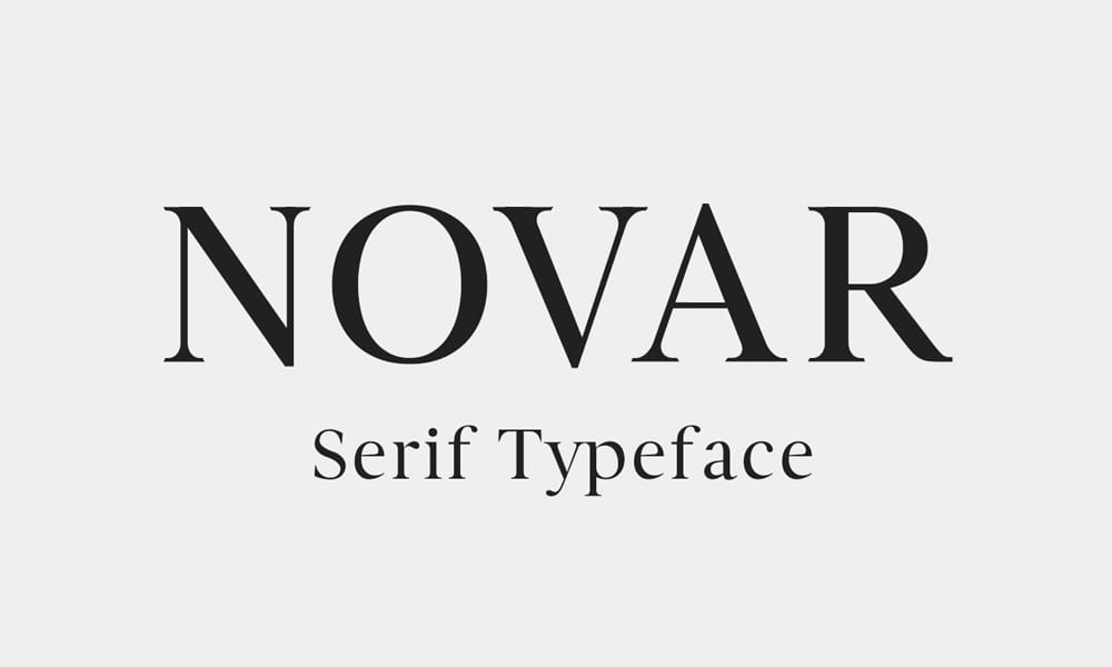 Free Serif Fonts for Commercial Use – Perfect for Designers! 2 Novar Serif Font