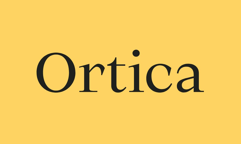 Free Serif Fonts for Commercial Use – Perfect for Designers! 11 Ortica Serif Font