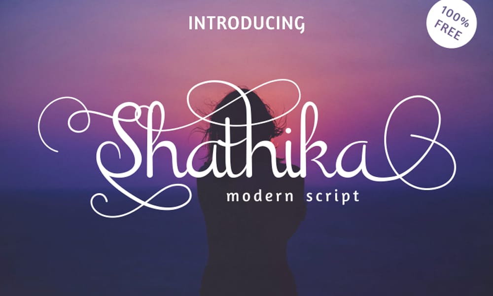 The Most Beautiful Feminine Typefaces 22 Shathika Script