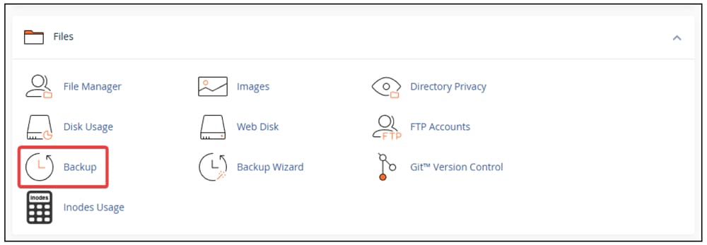 How to Backup Your Website: A Complete Guide 2 cPanel Backup Tool