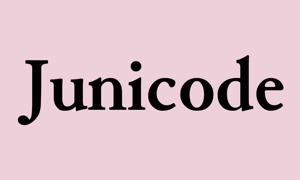 Free Serif Fonts for Commercial Use – Perfect for Designers! 15 junicode