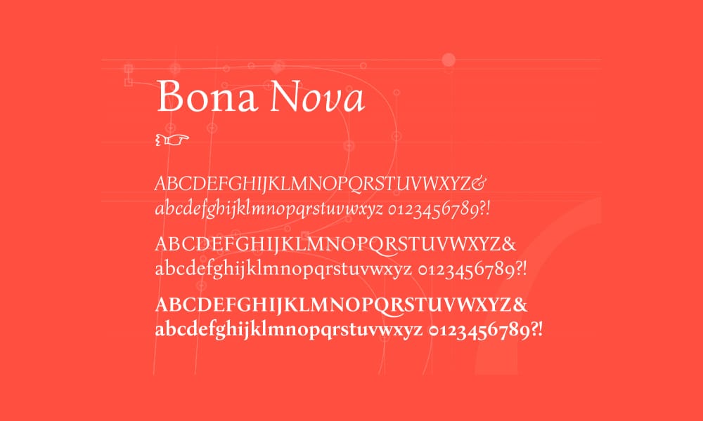Free Serif Fonts for Commercial Use – Perfect for Designers! 67 Bona Nova