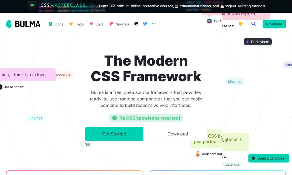 Top CSS Frameworks for React: Build Stunning UIs in 2025 6 Bulma