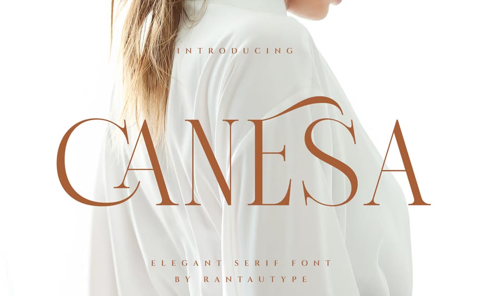 Free Serif Fonts for Commercial Use – Perfect for Designers! 54 Canesa Elegant Serif Font