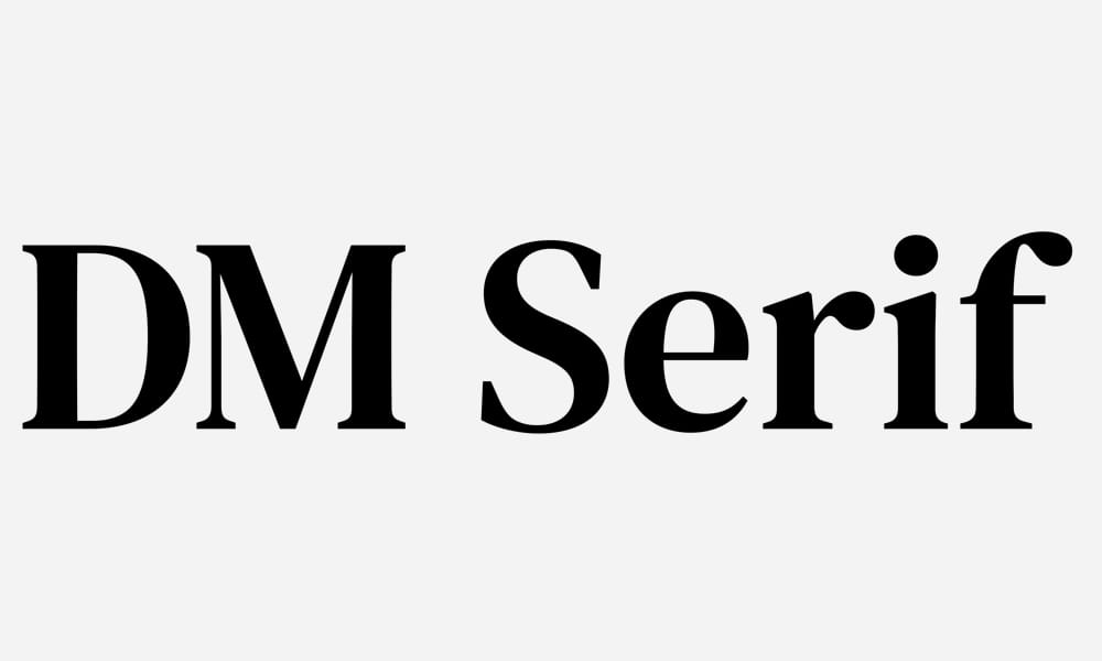 Free Serif Fonts for Commercial Use – Perfect for Designers! 65 DM Serif Display