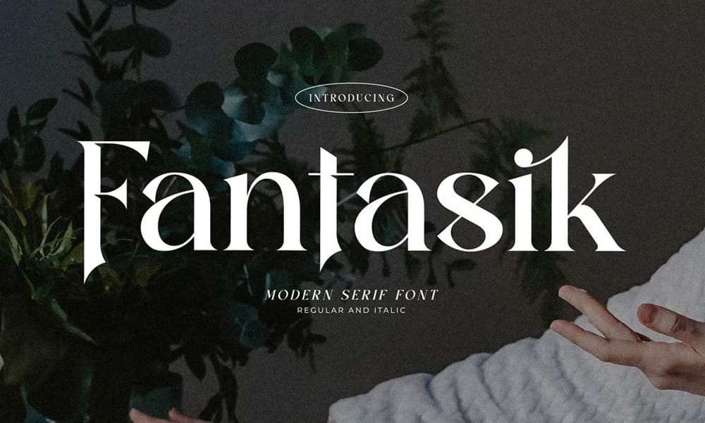 Free Serif Fonts for Commercial Use – Perfect for Designers! 66 Fantasik Modern Serif Font