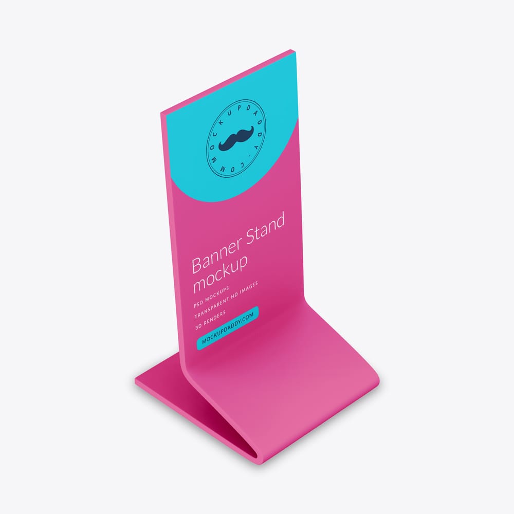 Free Indoor Advertisement Banner Mockup PSD 1 Free Indoor Advertisement Banner Mockup PSD