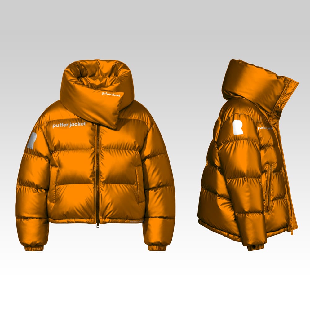 Free Puffer Jacket Mockup Template PSD 1 Free Puffer Jacket Mockup Template PSD