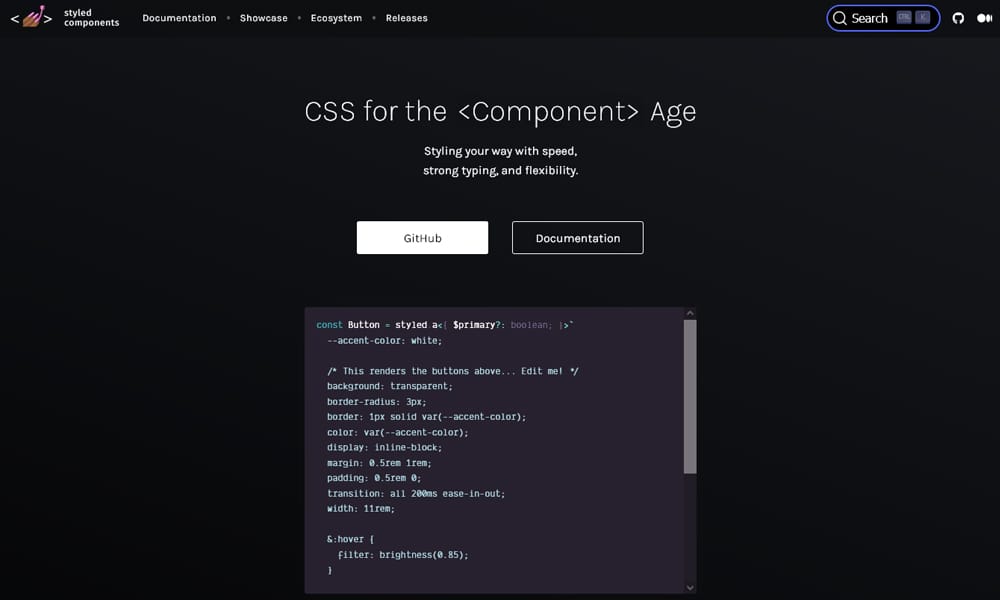 Top CSS Frameworks for React: Build Stunning UIs in 2025 8 Styled Components
