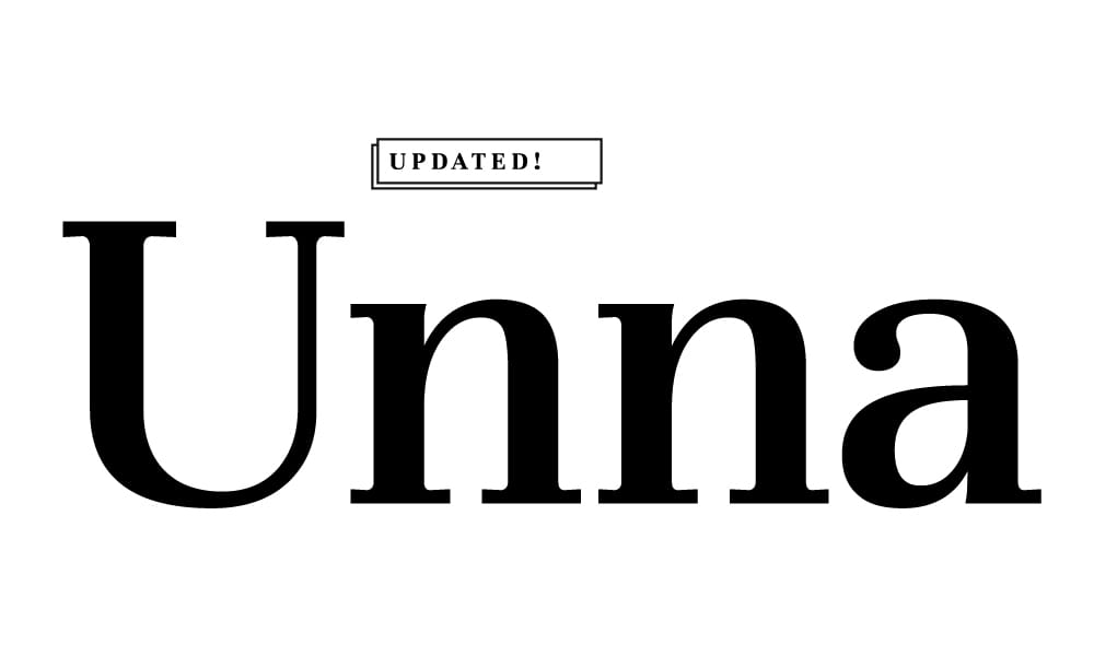 Free Serif Fonts for Commercial Use – Perfect for Designers! 26 Una Typeface