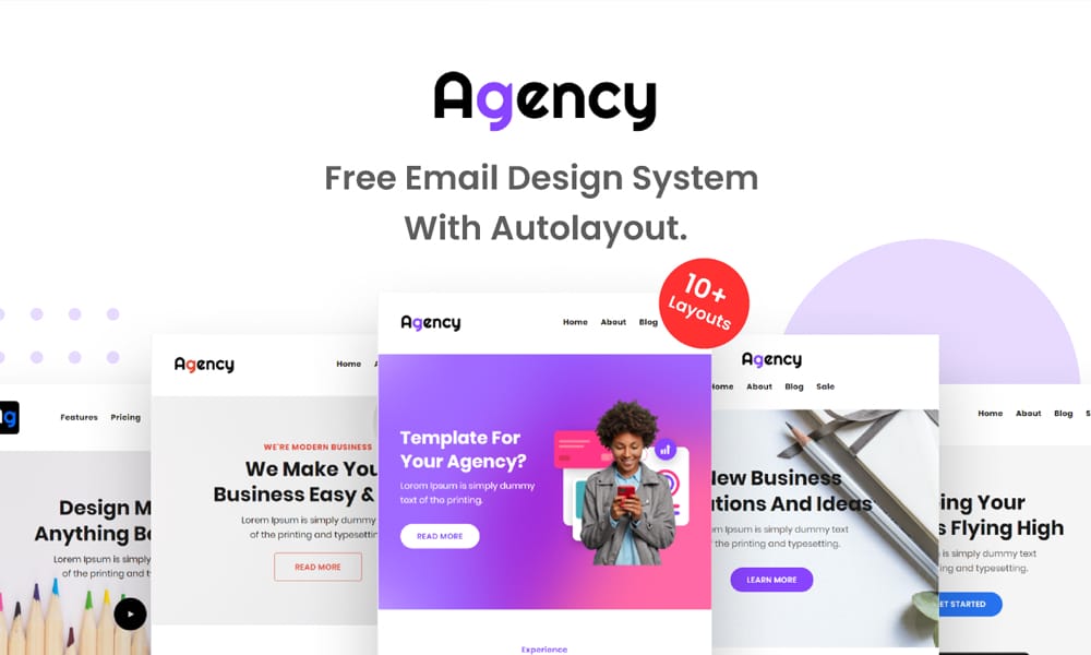 Top Free Figma Email Templates for Stunning Designs 4 Agency