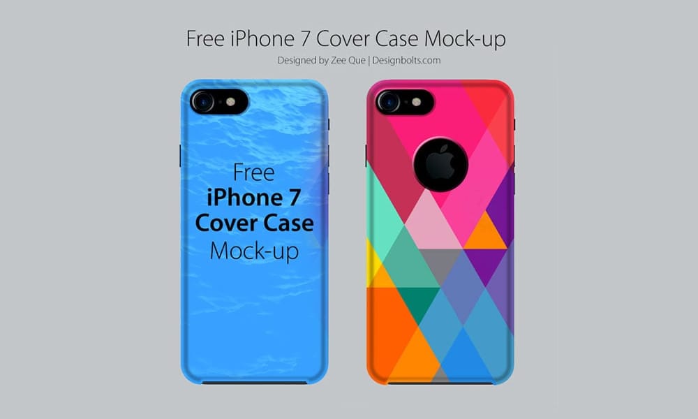 Top iPhone Case Mockups: Free PSD Templates for Designers! 29 Free Apple iPhone 7 Back Cover Case Mockup PSD