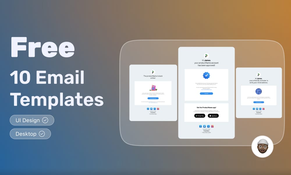 Top Free Figma Email Templates for Stunning Designs 3 Free Email Templates