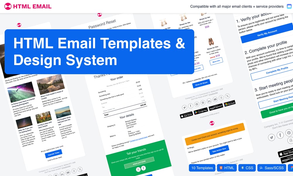 Top Free Figma Email Templates for Stunning Designs 1 Free HTML Email Templates and Design System