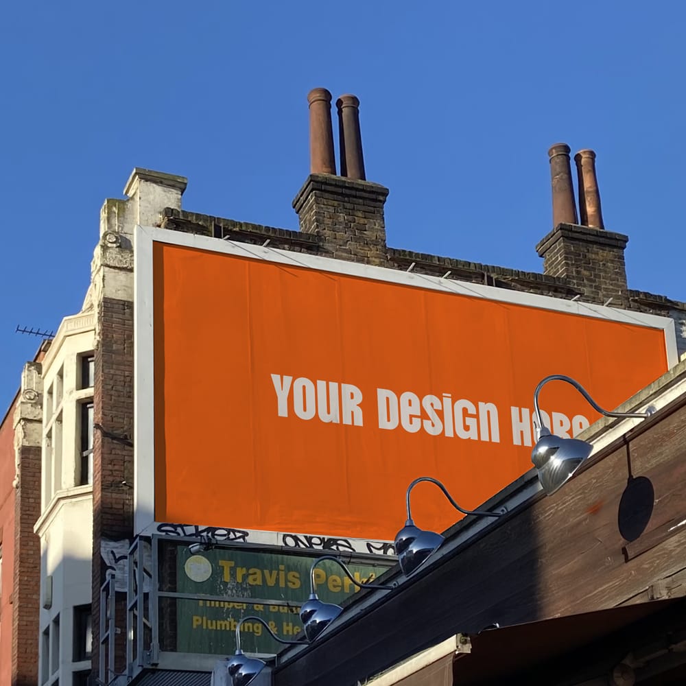 Free Landscape Billboard Mockup PSD 1 Free Landscape Billboard Mockup PSD