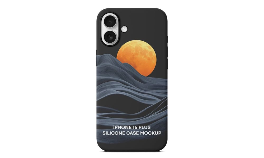 Top iPhone Case Mockups: Free PSD Templates for Designers! 33 Free iPhone 16 Plus Case Mockup PSD