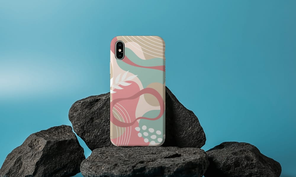 Top iPhone Case Mockups: Free PSD Templates for Designers! 35 Free iPhone Case on Rocks Mockup PSD