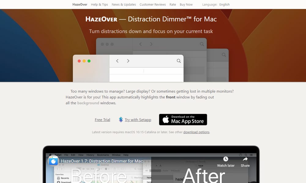 Best macOS Apps for Designers: Must-Have Tools for an Efficient Workflow 6 HazeOver