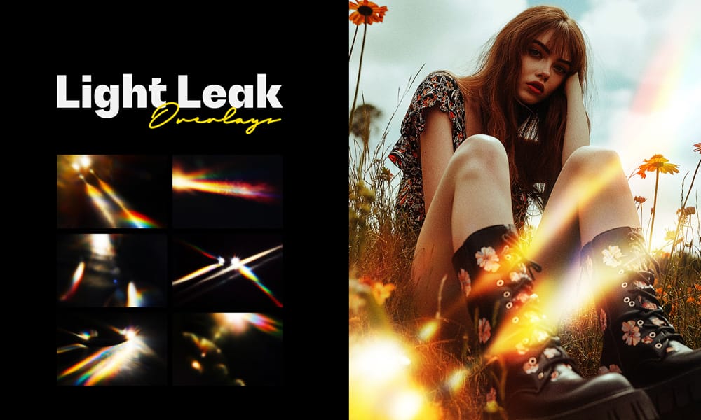 30+ Best Free Light Leak Effects for Photoshop (2025 List) 21 Light Leak Overlays Texture