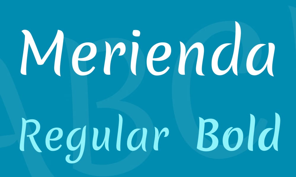 Best Free Thick Cursive Fonts for 2025 – Download Now! 22 Merienda Font