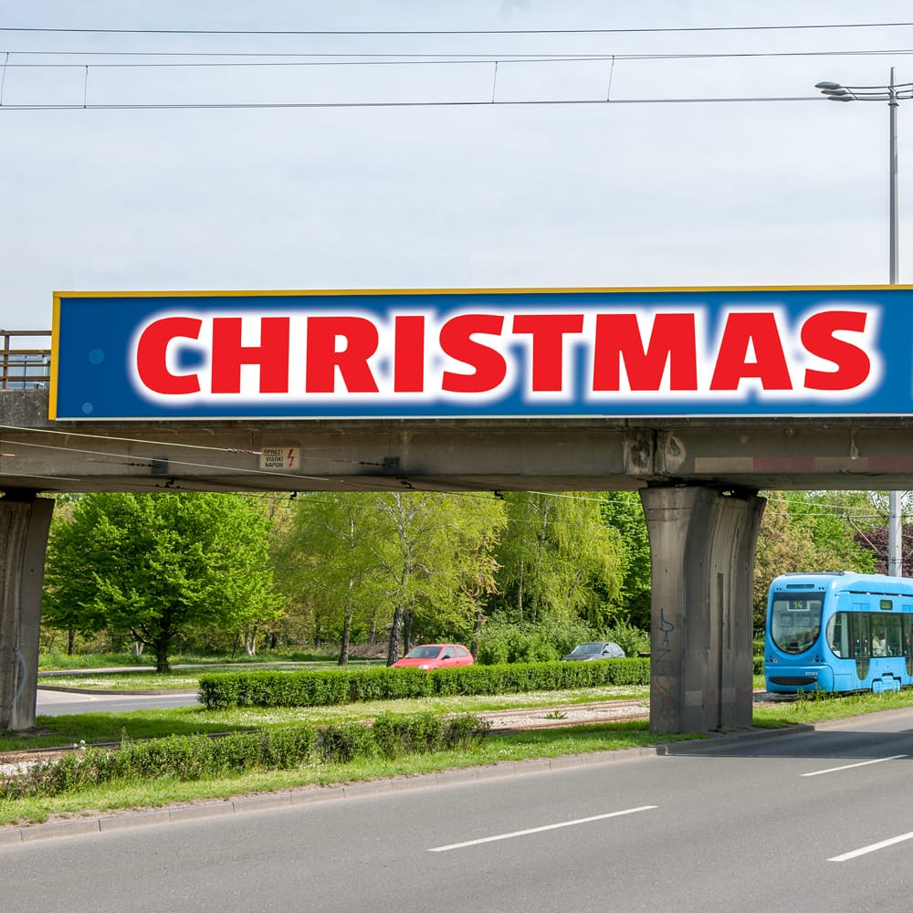 Free Two Way Road Billboard Mockup PSD 1 Free Two Way Road Billboard Mockup PSD