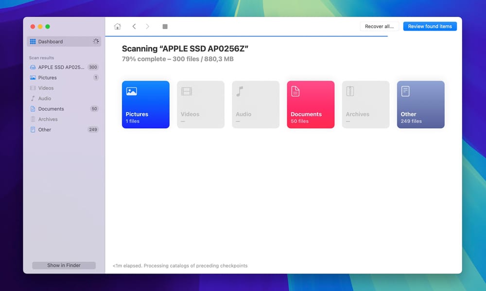 How to Recover Lost Web Design Files After a Crash or Mistake 7 disk drill scan screen