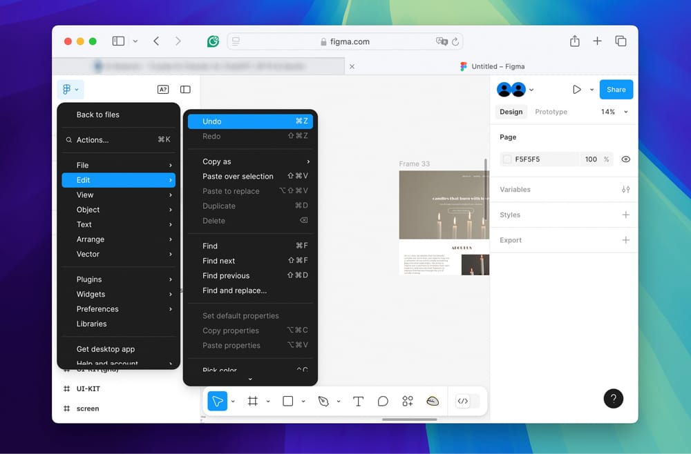 How to Recover Lost Web Design Files After a Crash or Mistake 2 figma undo