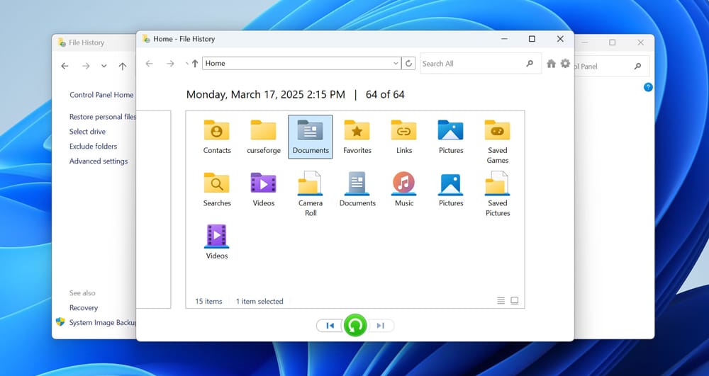 How to Recover Lost Web Design Files After a Crash or Mistake 14 restore files with file history