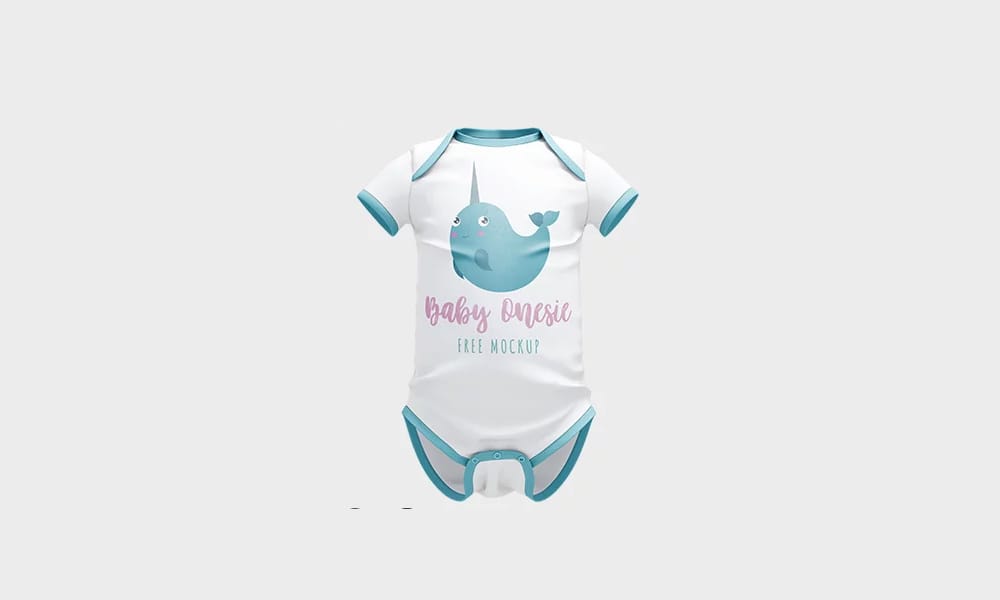 50+ Best Free Clothing Mockups (PSD) for Your Apparel Designs in 2025 37 Free Baby Onesie Mockup PSD