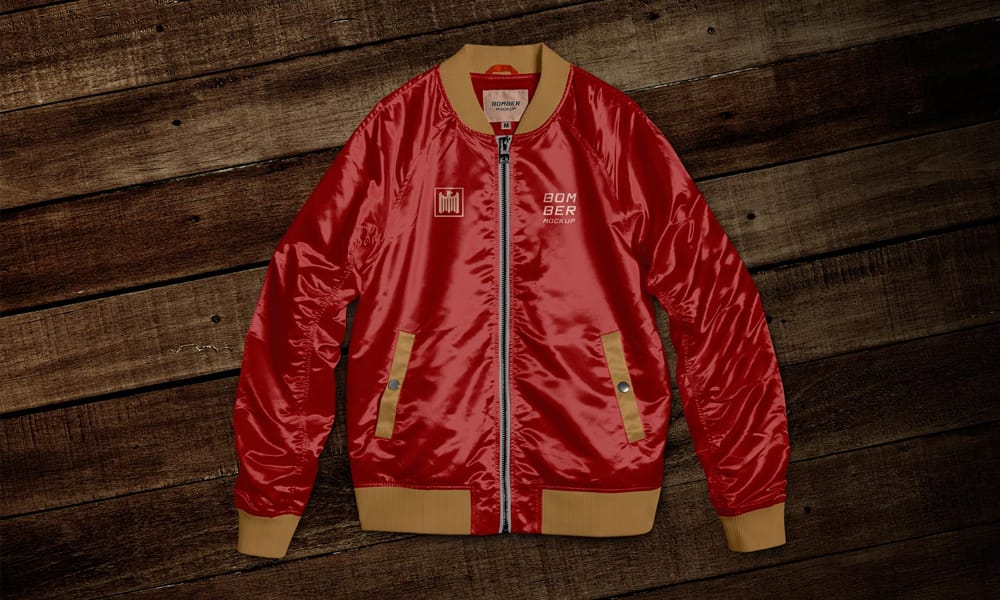 50+ Best Free Clothing Mockups (PSD) for Your Apparel Designs in 2025 34 Free Bomber Jacket Mockup PSD