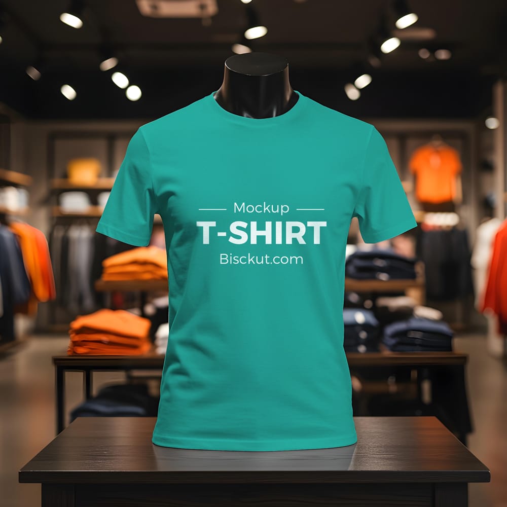 Free Mannequin T-Shirt Mockup PSD 1 Free Mannequin T-Shirt Mockup PSD