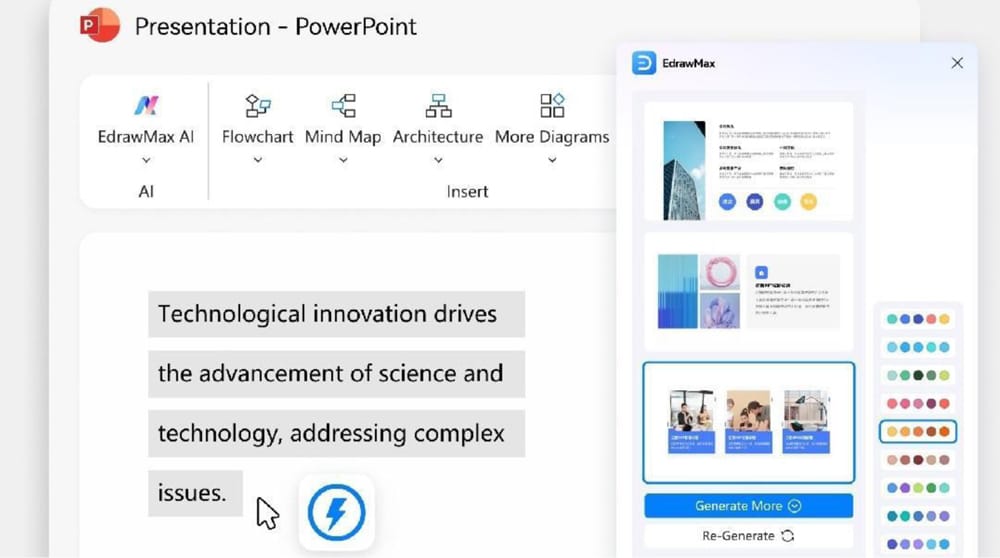 3 Easy Ways To Insert Flowcharts in PowerPoint Slides 2 text to slide option