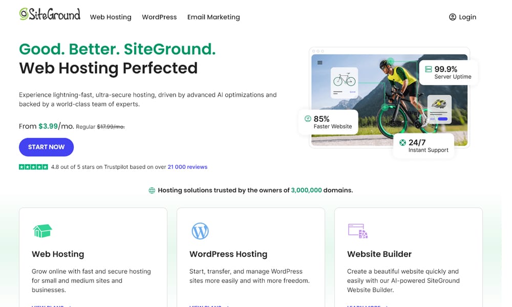 The 10 Best Web Hosting Services of 2025 3 siteground