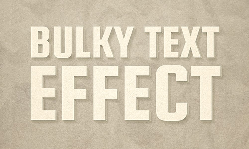 20+ Free PSD Font Effects for Photoshop 2025 17 Cardboard Text Effect PSD
