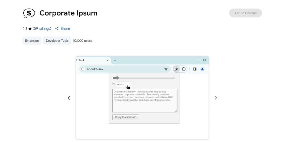 Best Chrome Extensions for Web Designers (2025 Toolkit) 12 Corporate Ipsum