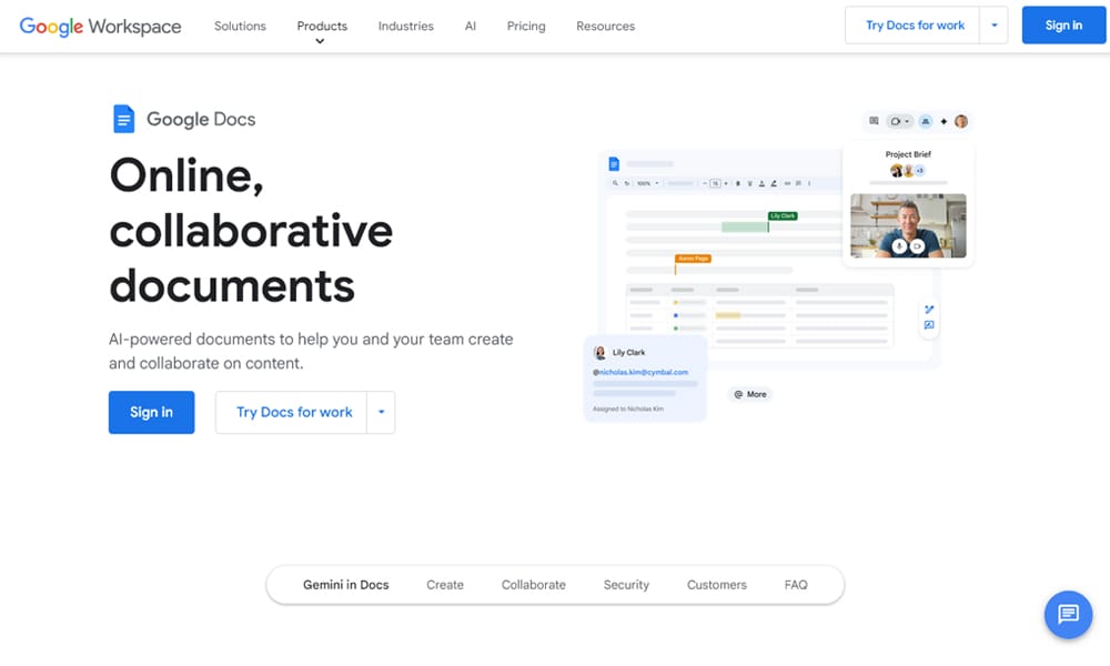 The Best Places to Find Resume Templates Online 1 Google Docs