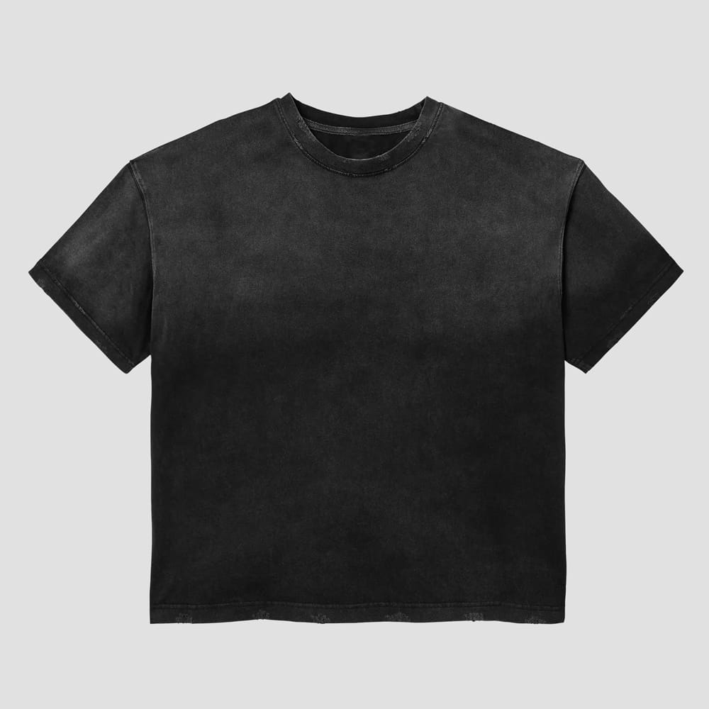 Free Vintage Washed Boxy Tee Mockup PSD 1 Free Vintage Washed Boxy Tee Mockup PSD
