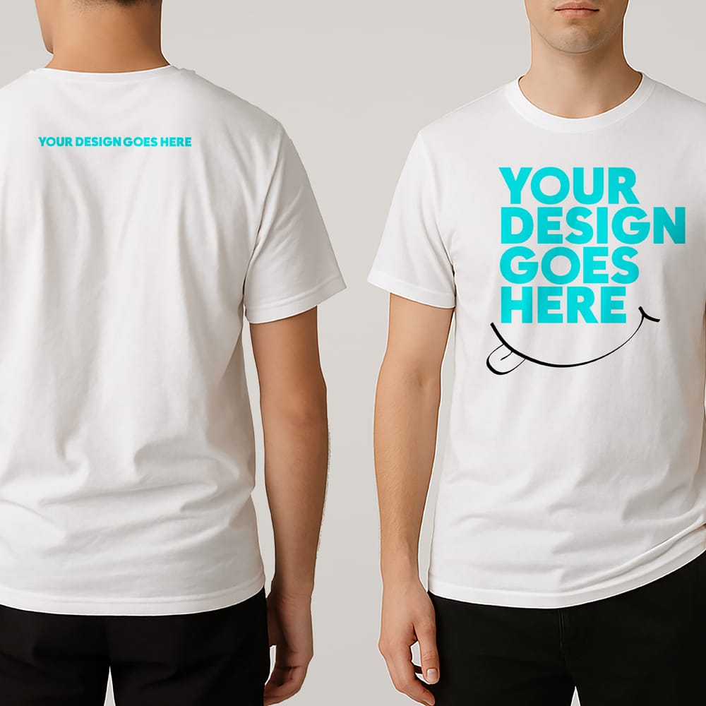 Free White T-shirt Mockups PSD 1 Free White T-shirt Mockups PSD