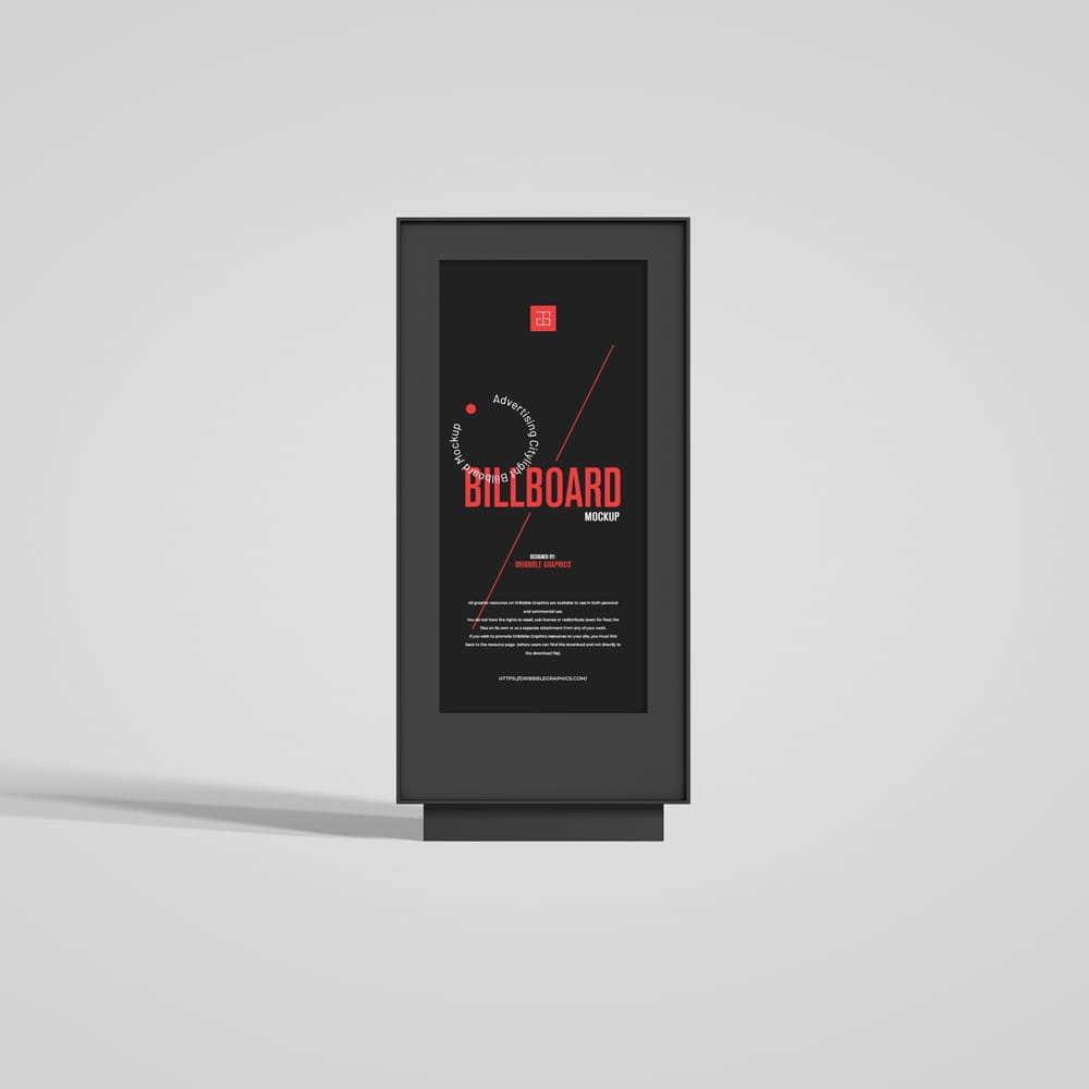 Free Advertising Citylight Billboard Mockup PSD 1 Free Advertising Citylight Billboard Mockup PSD