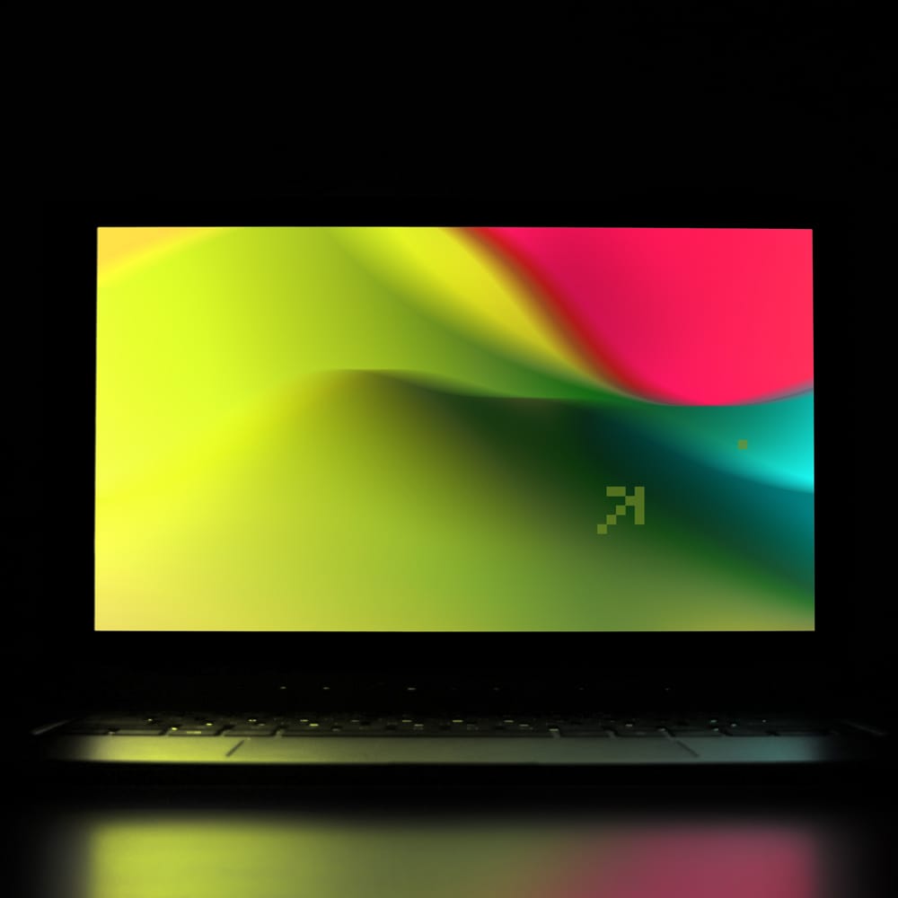 Free Glowing Laptop Mockup PSD 1 Free Glowing Laptop Mockup PSD
