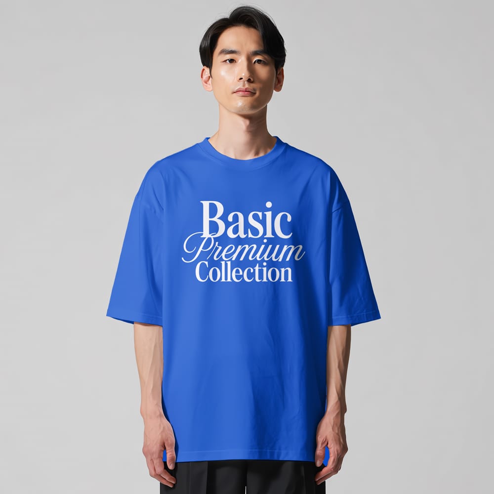 Free Oversized T-Shirt Premium Mockup PSD 1 Free Oversized T-Shirt Premium Mockup PSD