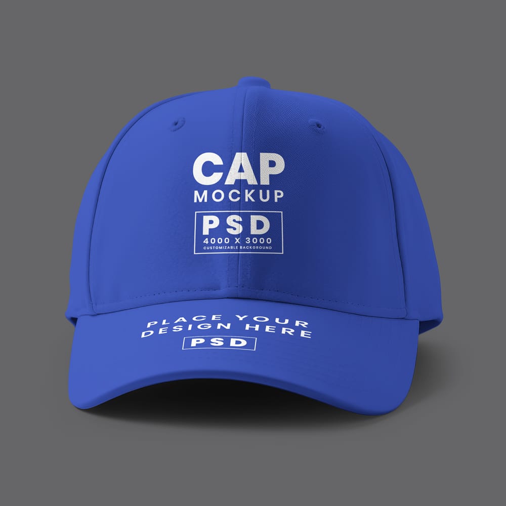 Free Photorealistic Cap Mockup Template PSD 1 Free Photorealistic Cap Mockup Template PSD