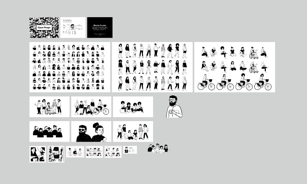 12 Best Free Illustrations for Figma (Kits & Packs) 13 Open Peeps