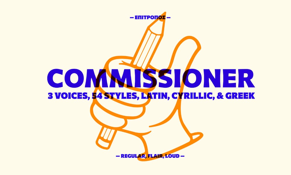 58 Best Free Variable Fonts That Will Transform Your Web Design in 2025 5 Commissioner Typeface