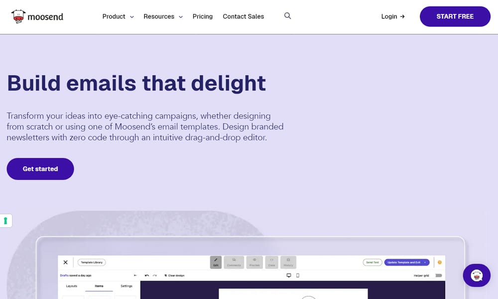 22 Best HTML Email Template Builders for 2025 | AMP & Accessibility Ready 7 Moosend