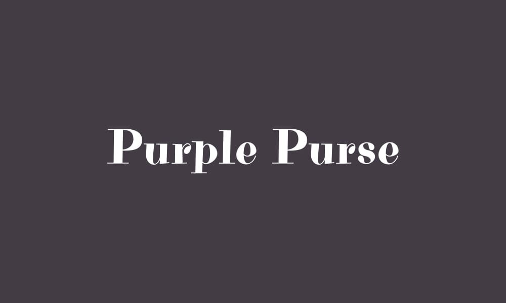 30+ Best Free Retro & Vintage Google Fonts (2025 Guide) 25 The font Purple Purse, a unique and quirky serif font.