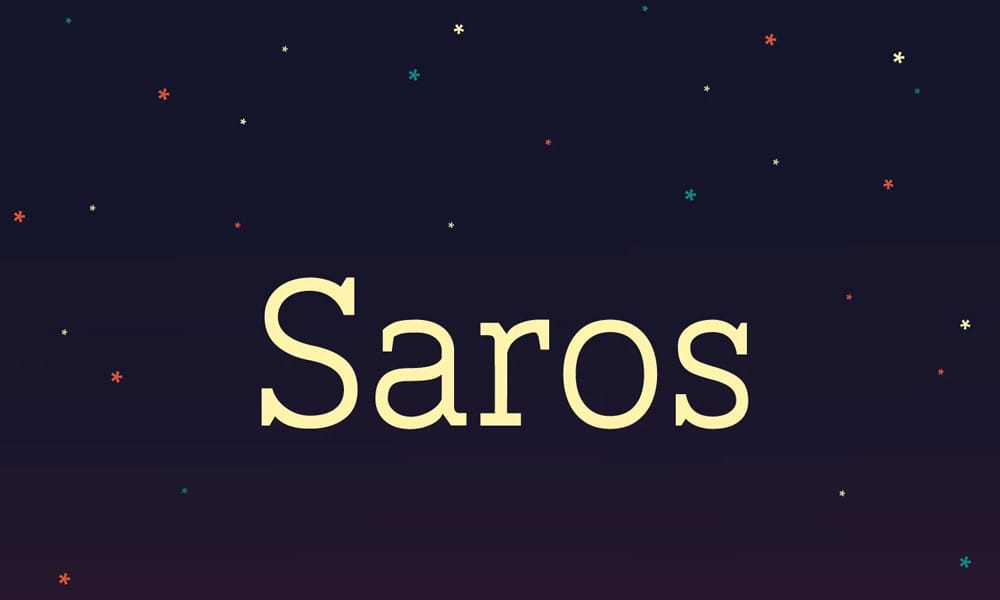 Best Free Slab Serif Fonts for Designers (2025) 15 Saros Font