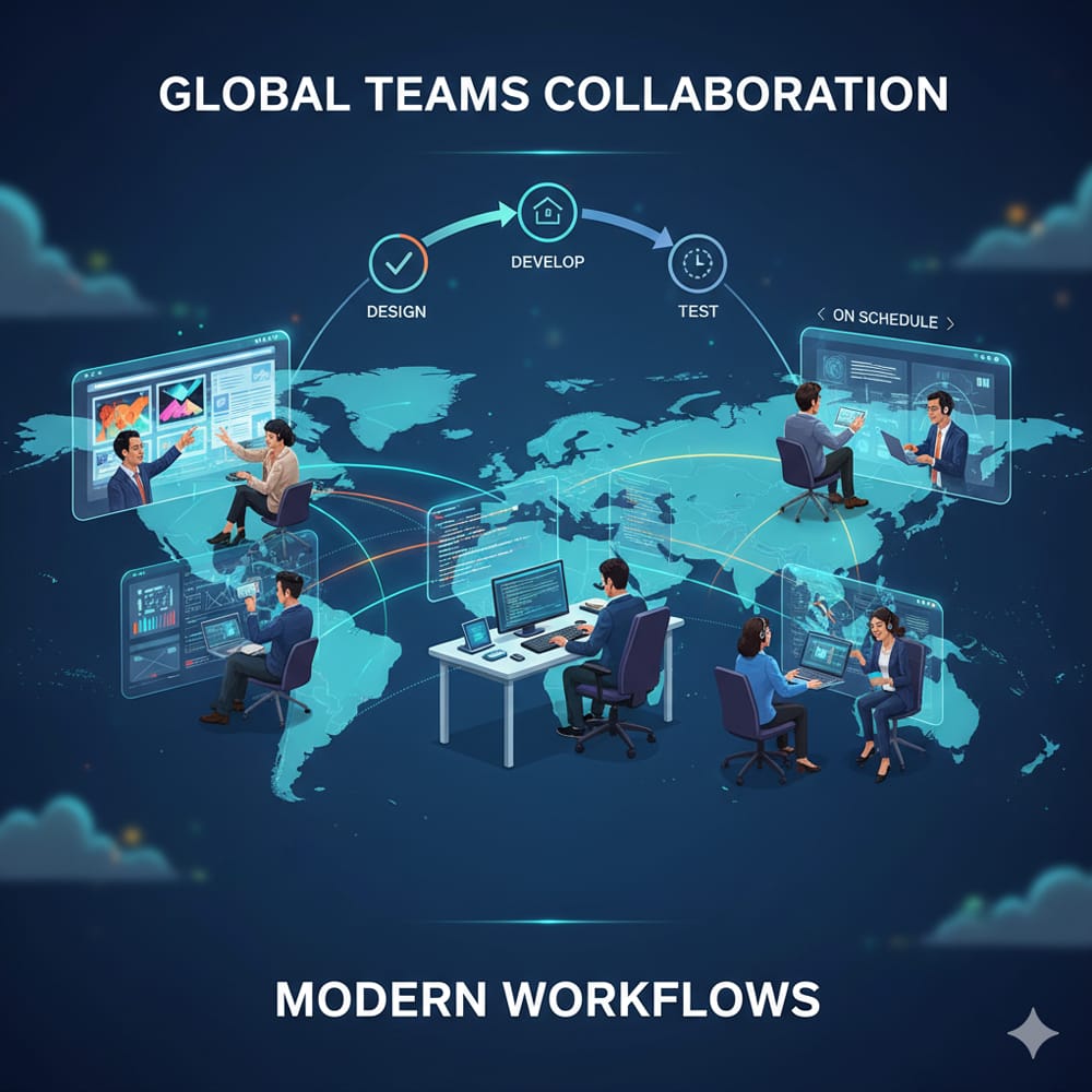 From Design to Deployment: How Global Teams Support Web Development Workflows 2 The Importance of Global Teams Collaboration of Modern Workflows