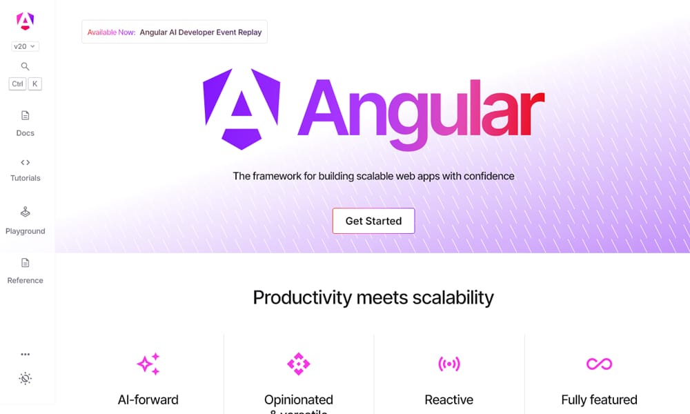 40+ Essential Web Development Workflow Tools Every Developer Needs in 2025 17 angular